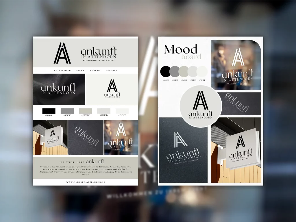Ascensus Marketing - Brand Design Sheets Markenidentität